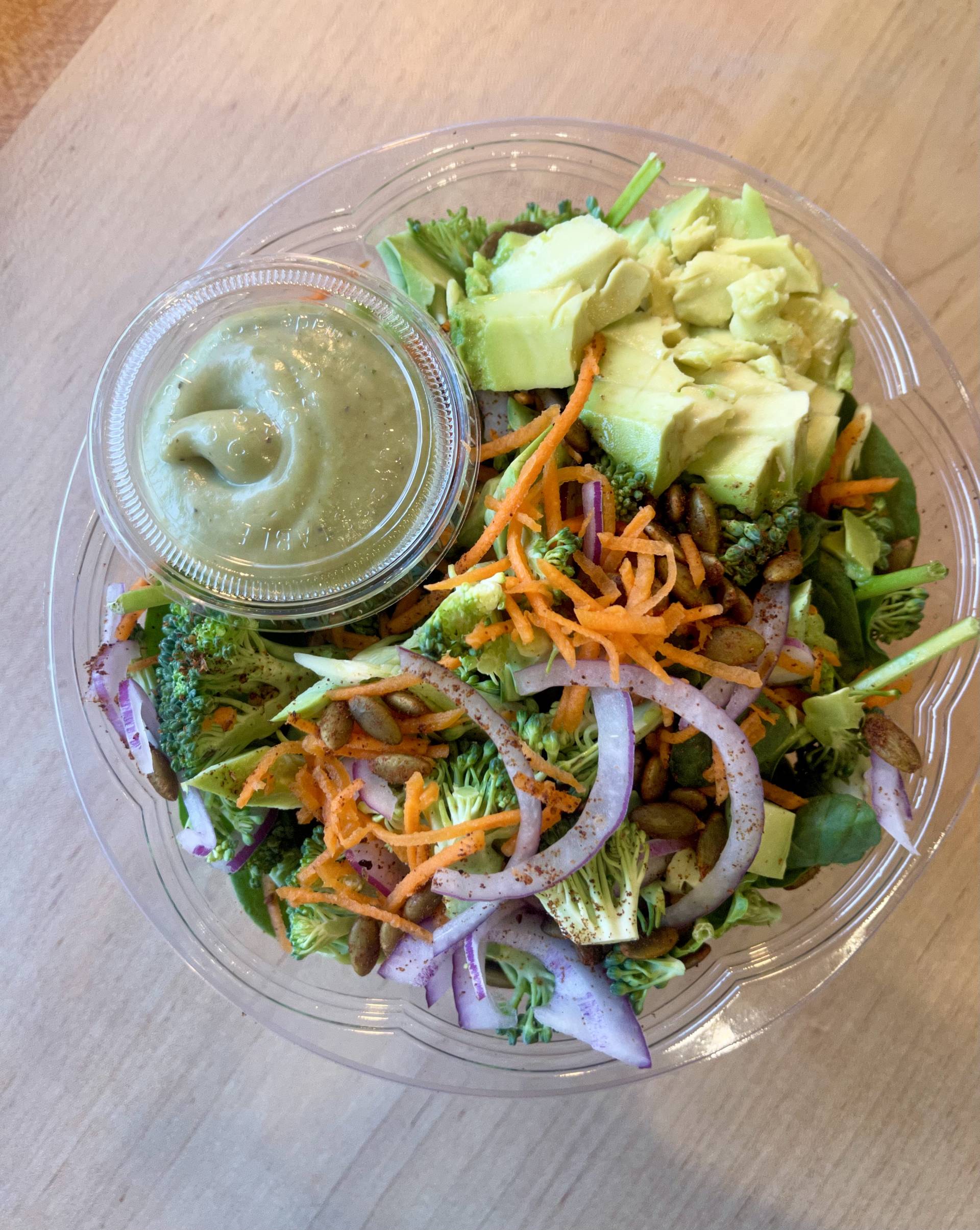 Broccoli Bowl with Creamy Goddess