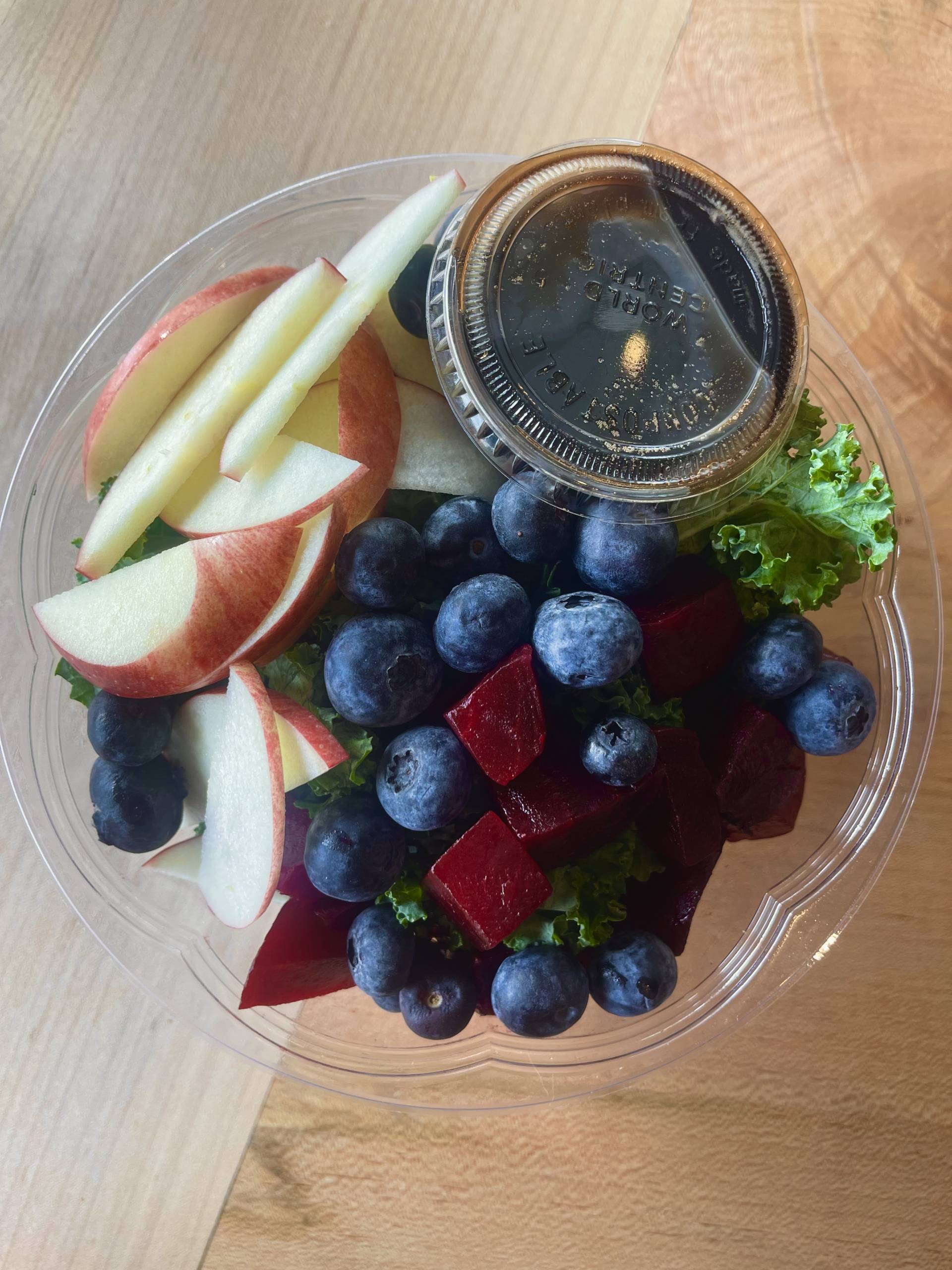 Blueberry Beet Kale salad