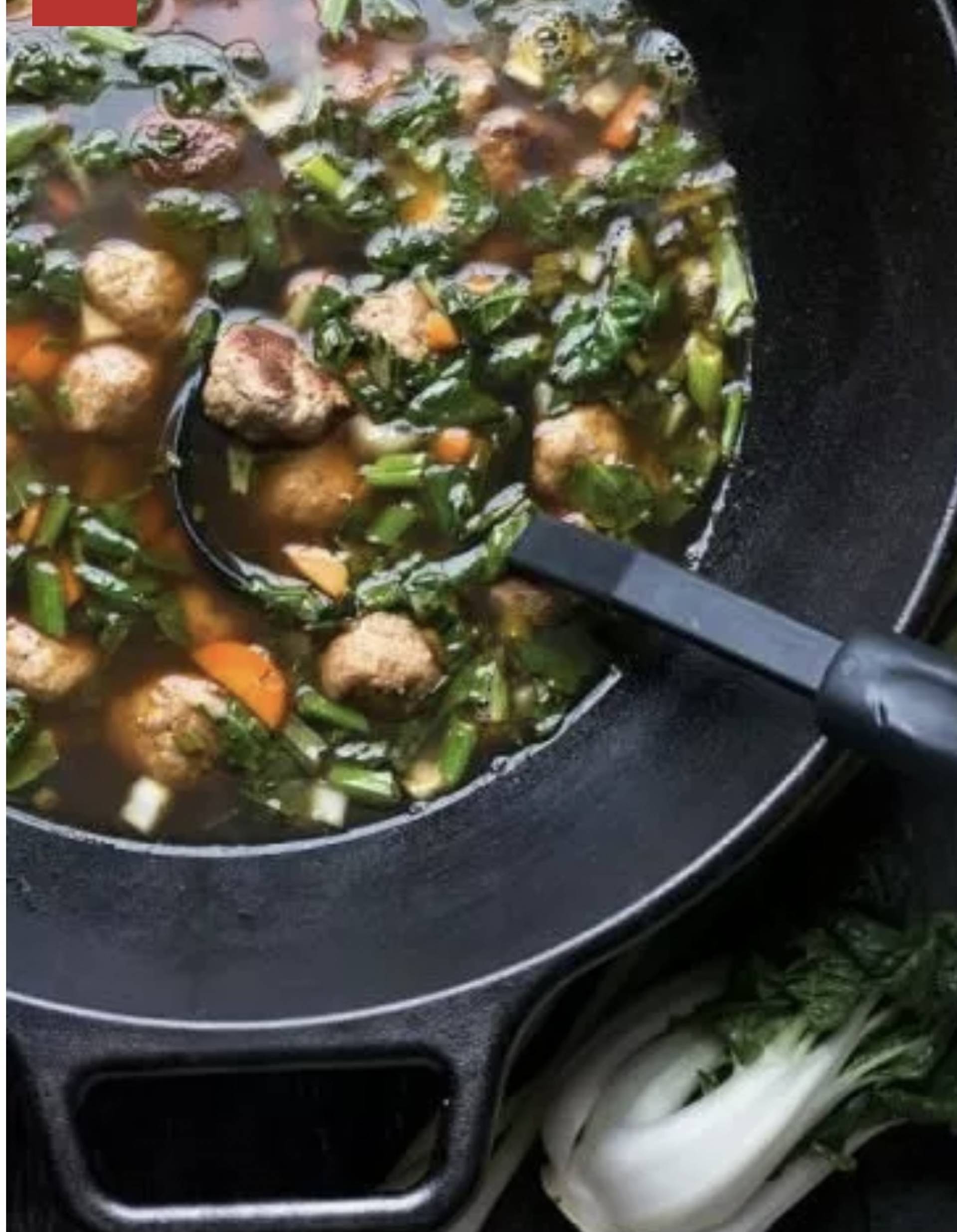 Ginger Pork meatball Soup