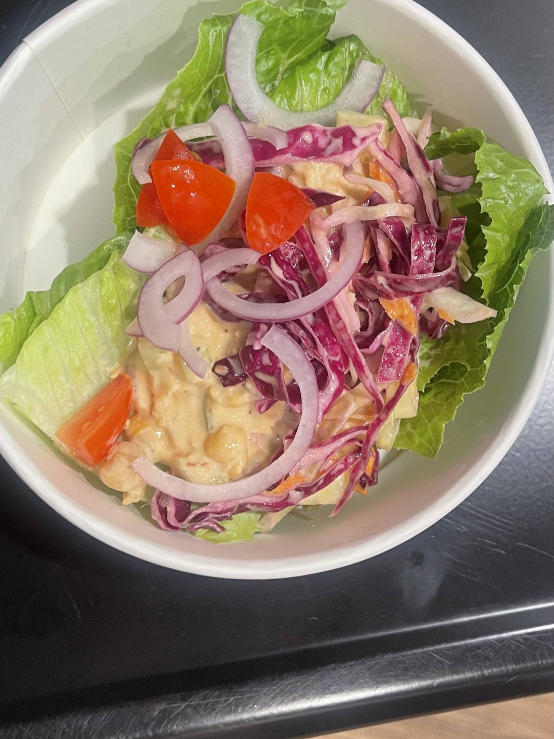 Spicy Chickpea Salad Lettuce Wraps