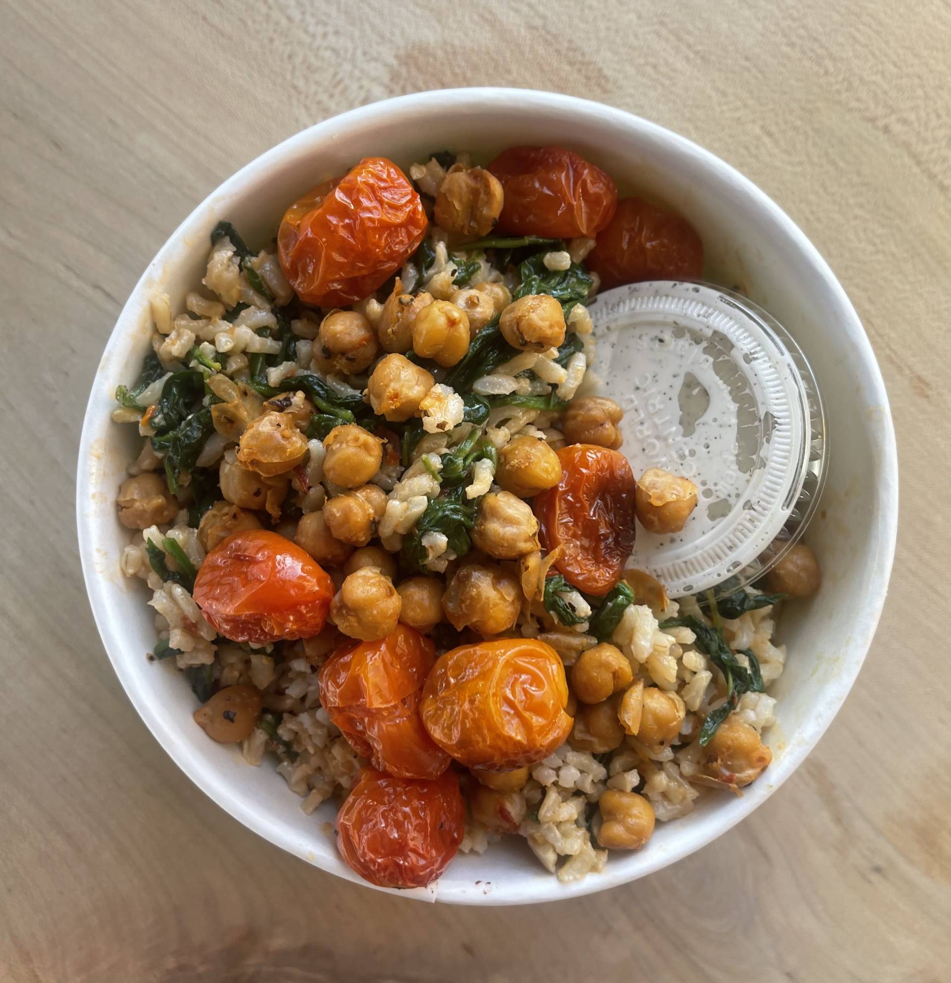 Garlic Chili Chickpeas and Rice