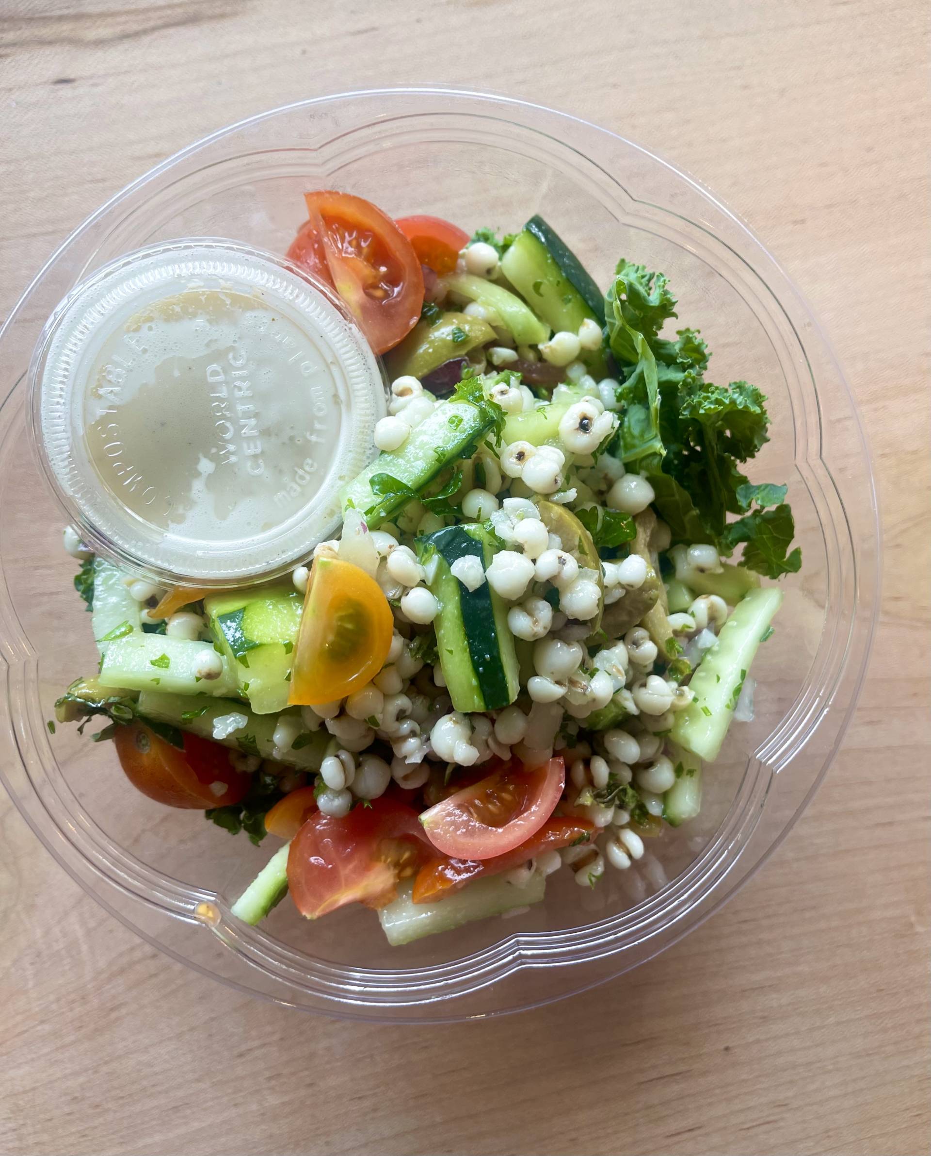 Adlay Tabbouleh with chicken