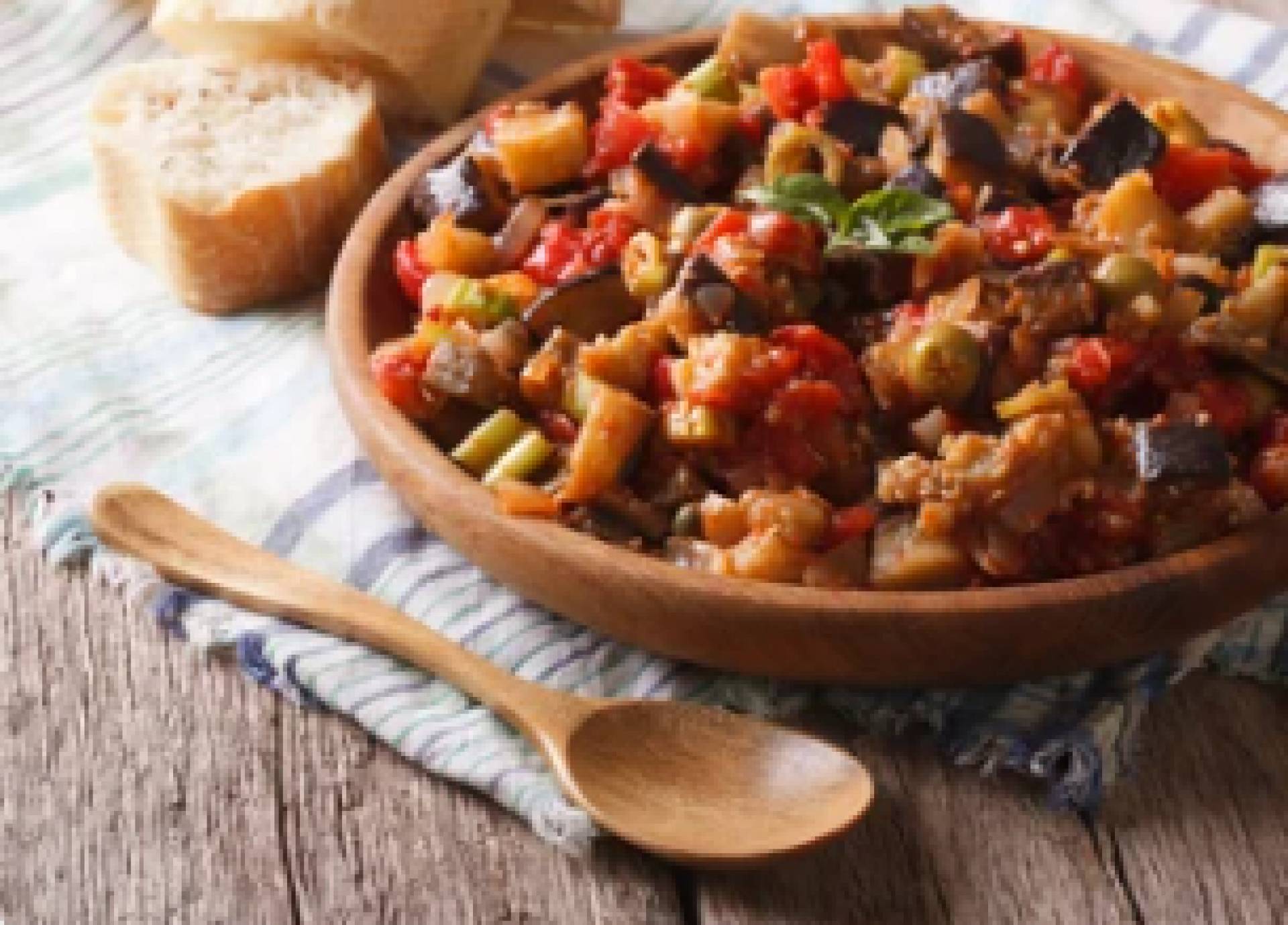 Caponata Pasta with Ground Turkey