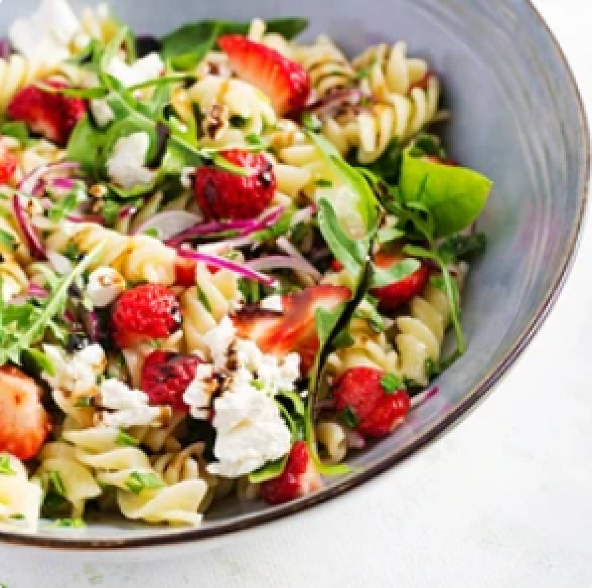 Greek Veggie Pasta Salad