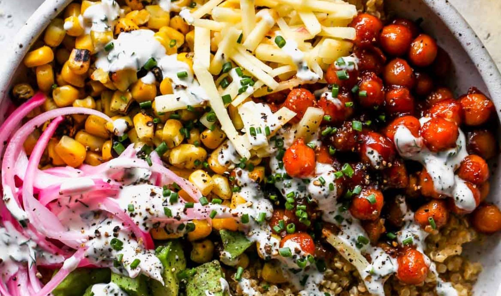 Turkish Inspired Chickpea Grain Bowl