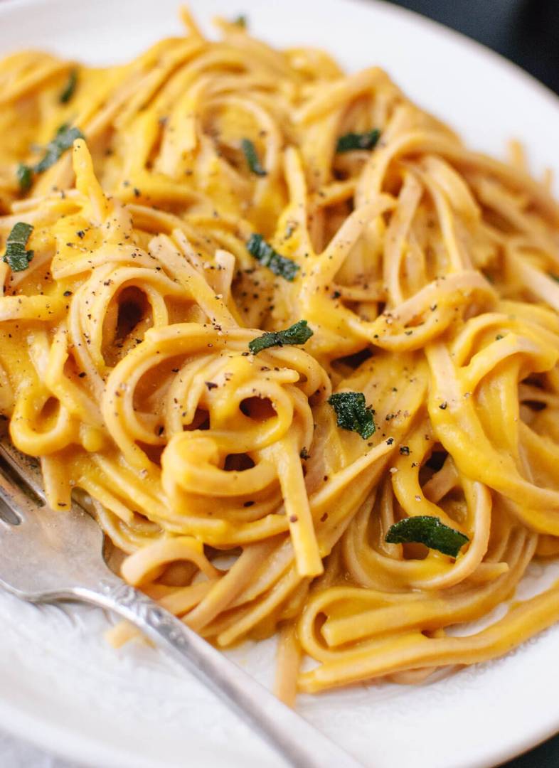 Creamy Butternut Squash Linguine