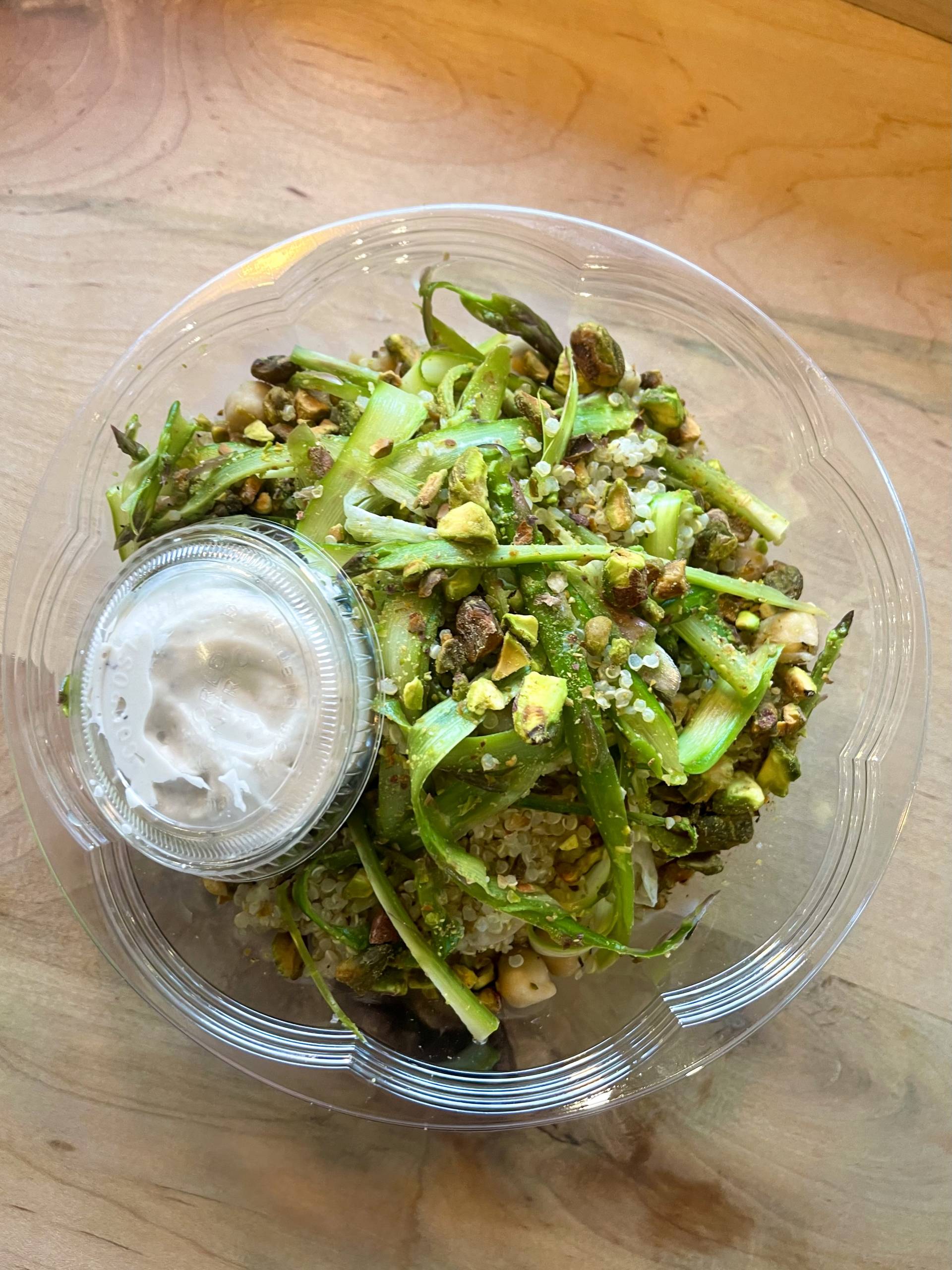 Lemon Quinoa with Ribboned Asparagus