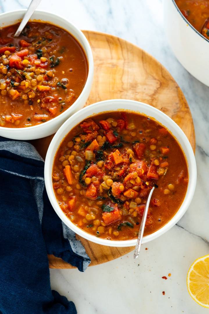 Collard Greens and Lentil Soup